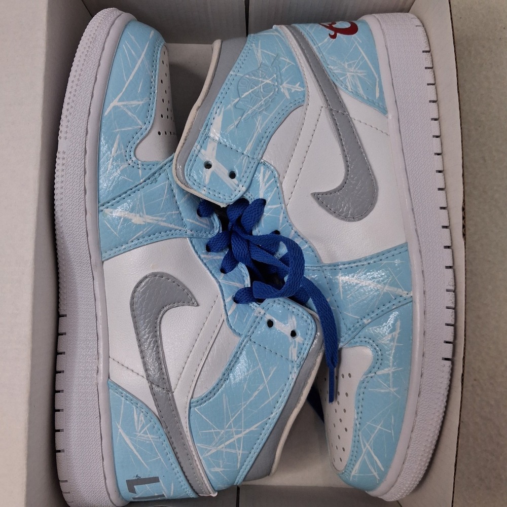 Nike Air Jordan 1‎ Mid Coors Light Custom Size 6Y